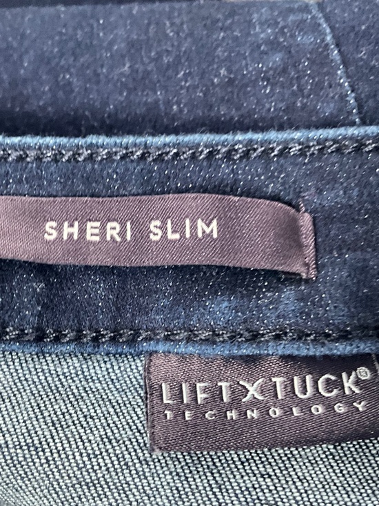 NWOT NYDJ Sherri Slim Straight Leg Jeans LiftxTuck Stretch Minimalist Blue16W - Picture 12 of 13